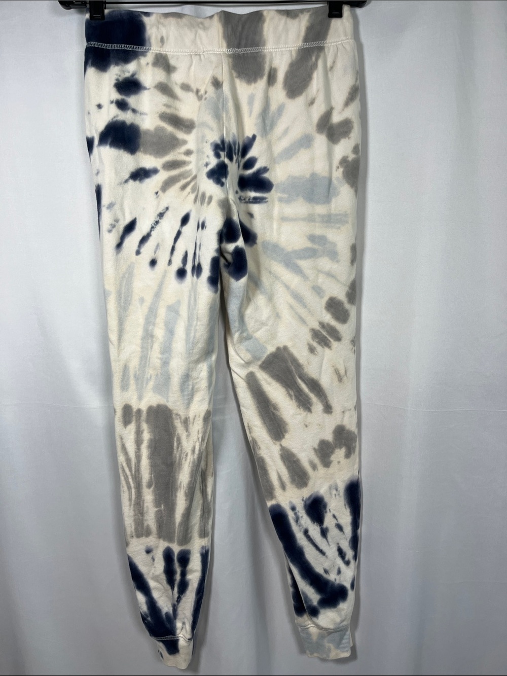 Z supply tie dye navy grey white cotton jogger sweatpants sz s loungewear - Picture 5 of 6